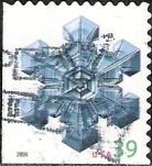 39-cent U.S. postage stamp picturing snowflake