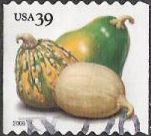 39-cent U.S. postage stamp picturing squashes