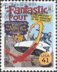 41-cent U.S. postage stamp picturing Fantastic Four