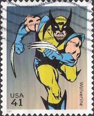 41-cent U.S. postage stamp picturing Wolverine