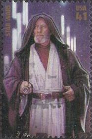 41-cent U.S. postage stamp picturing Obi-Wan Kenobi