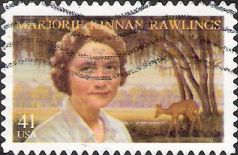 41-cent U.S. postage stamp picturing Marjorie Kinnan Rawlings