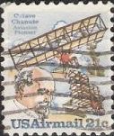 21-cent U.S. postage stamp picturing Octave Chanute