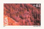 63-cent U.S. postage stamp picturing Bryce Canyon