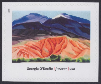 Black Mesa Forever U.S. postage stamp picturing Black Mesa in New Mexico, USA