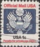 1-cent U.S. postage stamp picturing Great Seal of the United States