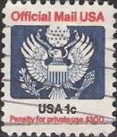 1-cent U.S. postage stamp picturing Great Seal of the United States