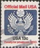 13-cent U.S. postage stamp picturing Great Seal of the United States
