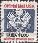 $1-cent U.S. postage stamp picturing Great Seal of the United States