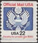 22-cent U.S. postage stamp picturing Great Seal of the United States