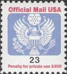 23-cent U.S. postage stamp picturing Great Seal of the United States