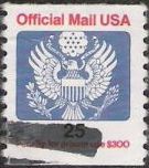 25-cent U.S. postage stamp picturing Great Seal of the United States