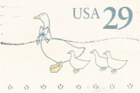 29-cent U.S. stamped envelope picturing geese