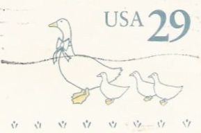 Country Geese 29-cent U.S. stamped envelope picturing geese