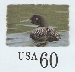 60-cent U.S. aerogramme picturing duck