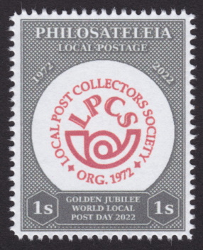 Local Post Collectors Society Golden Jubilee stamp
