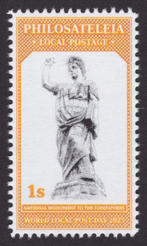 National Monument to the Forefathers stamp