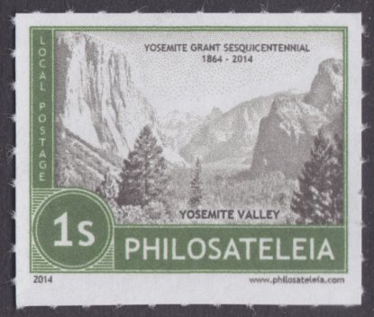 Yosemite Grant Sesquicentennial stamp